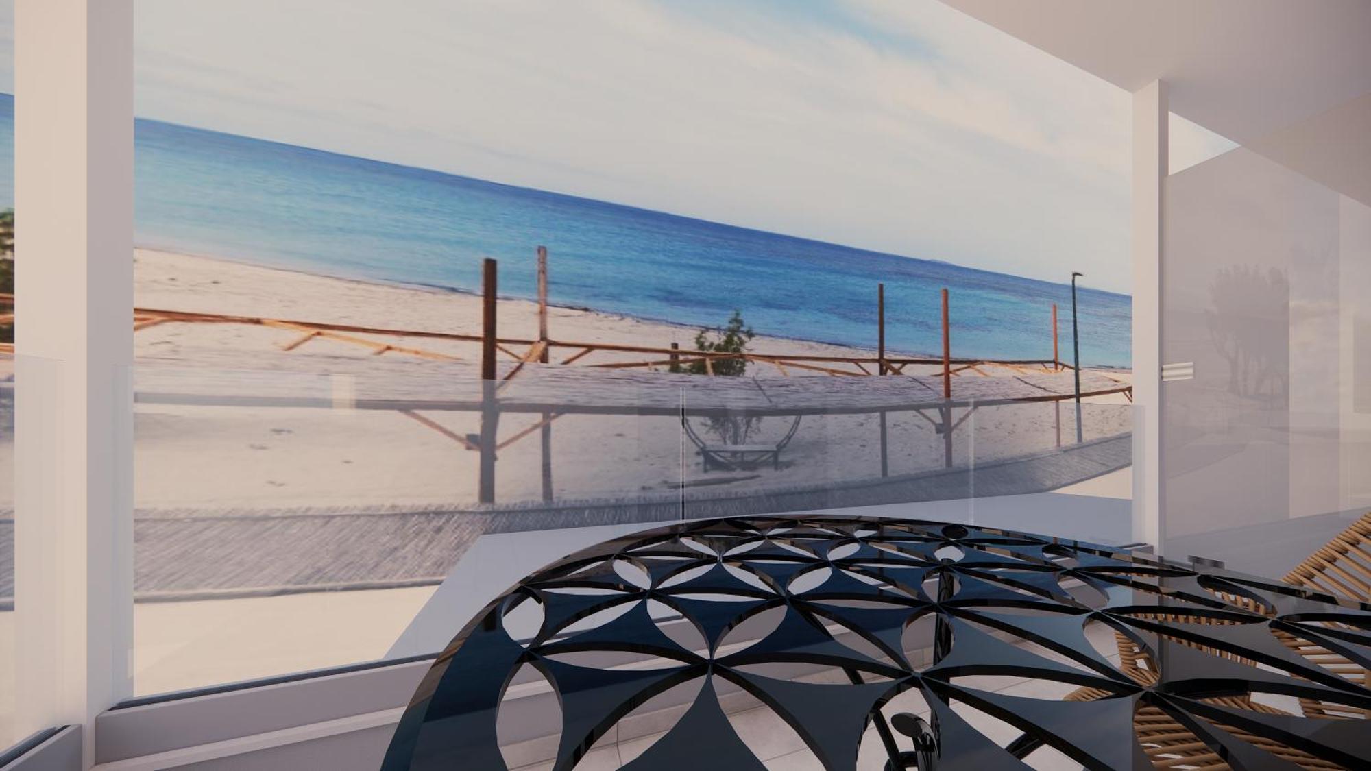 マスティハリPanorama Seasideアパートメント エクステリア 写真